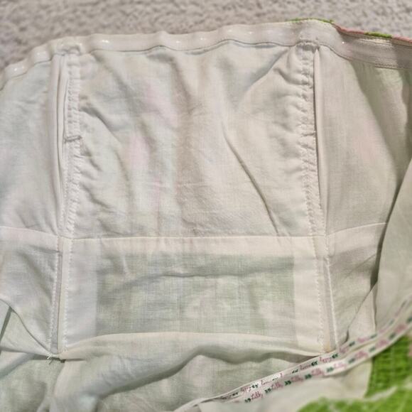 Lilly Pulitzer Strapless Pink and Green Fish Print Dress Size 0 Beachy Vacation - Picture 13 of 14